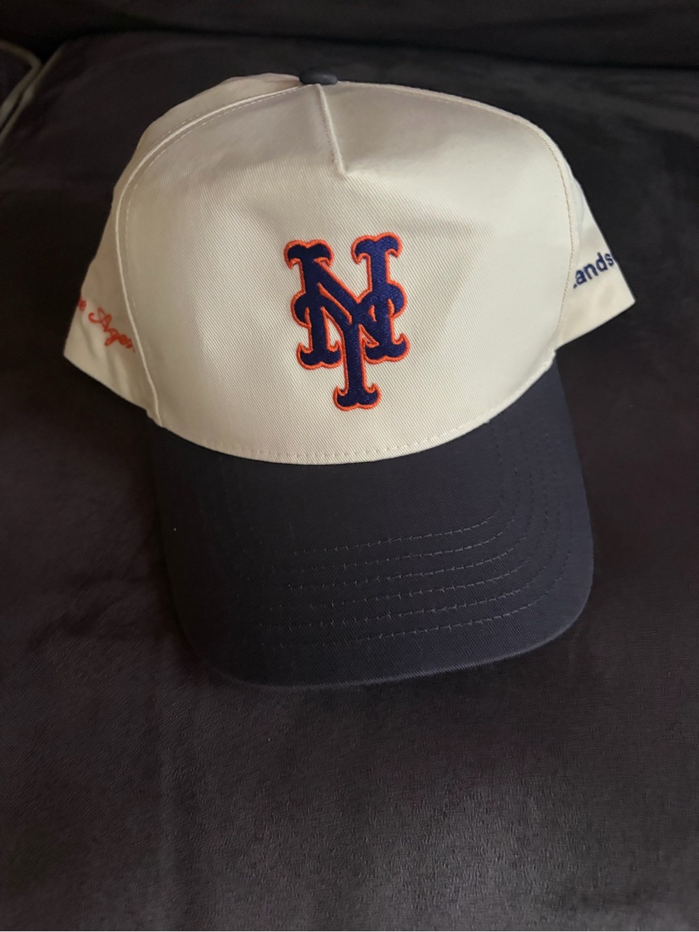 New York Mets Unisex Two-Tone Baseball Cap - White & Navy